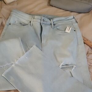Old Navy Light Blue Straight Leg Jeans
